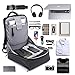 17.3 inch laptop backpack, Anti Theft Business Travel Laptop Backpack for Men and Women with USB Charging Port, Water Resistant Durable College High School Backpack Fits 15.6 inch Computer, Blue.