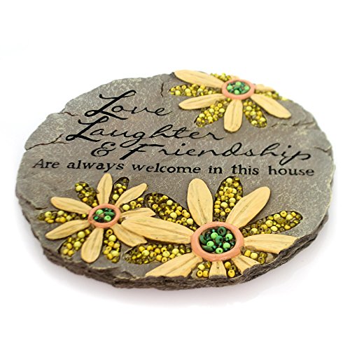 Carson 10146 Friendship Garden Stepping Stone, Yellow Pricepulse