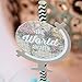 Big Dot of Happiness World Awaits - Paper Straw Decor Travel Themed Party Striped Decorative Straws Set 24