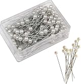Leikedun 200PCS Pearl Pins for Flowers Wedding Bouquets Crafts 3.2cm Boxed view 5
