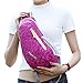 Daosen Multi-Functional Cross Body Chest Pack Hiking Sling Bag for Men&Women Black