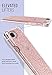 Smartish iPhone 8 Plus/7 Plus Clear Case - PureView for iPhone 8 Plus/7 Plus [Ultra Slim Fit Protective Clear Cover] (Silk) - Rosé All Day