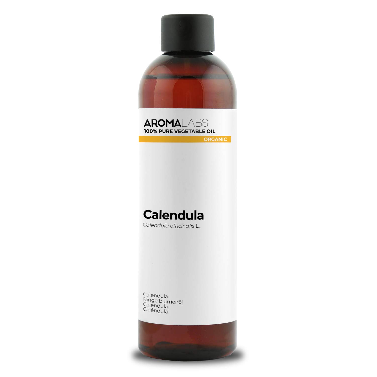 ORGANIC - CALENDULA Infused Oil - 250mL - 100% Pure, Natural and Cosmos Certified - AROMA LABS (French Brand)
