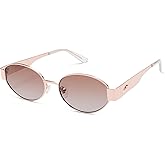 SOJOS Retro Oval Sunglasses for Women Trendy Classic Shades UV400 Protection SJ1256