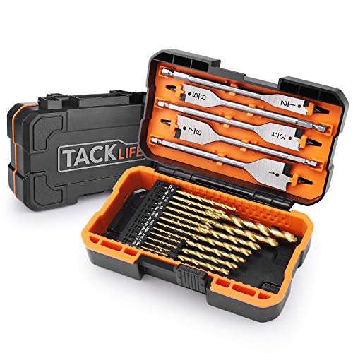 Drill Bits set, TACKLIFE DB01 Titanium Drill Bit Set 25 pcs20pcs HSS