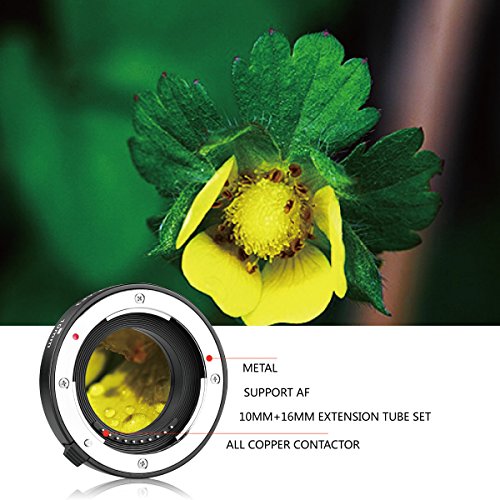 Meike MK-F-AF3 Macro Extension Tube 10mm 16mm Compatible with Fujifilm Camera Such as X-T1 X-T2 X-T3 X-T20 X-T30 - Image 6