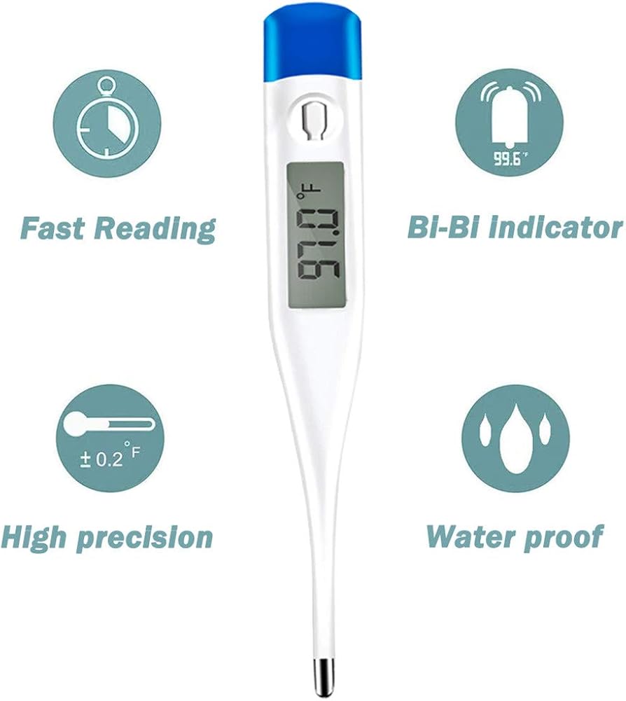 KMOOL Digital Tharmomitor For Any Ages, Measure Device with Large Lcd Fast Reading 2 Packs: Clothing