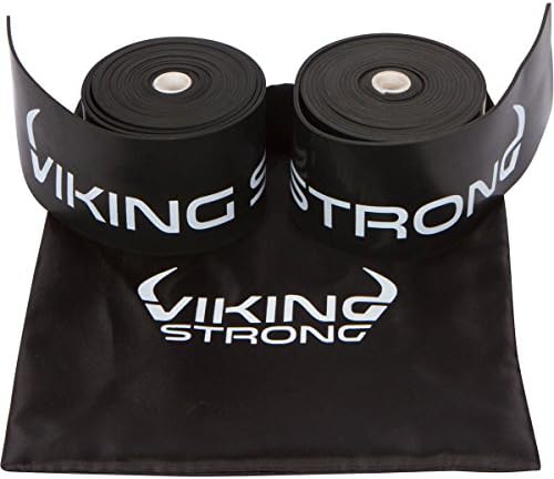 Viking StrongFloss Bands for Muscle Compression, Flossing, Mobility &amp; Recovery - 2 Pack w/Case,, Free eGuide Improve Muscle Movement, Circulation, Muscle Compression &amp; Soreness