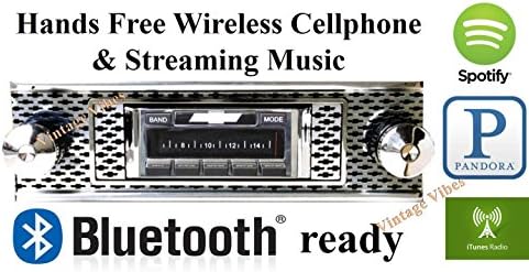 Bluetooth Enabled 1955 Bel Air, Nomad USA-630 II High Power 300 watt AM FM Car Stereo/Radio