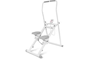 DUDUSHIMAN Stair Stepper for Home Gym, Vertical Stair Climber Cardio Exercise Machine,Foldable Stepping Machine with Adjustable Handlebar, Stair Master with 300LBS Loading Capacity