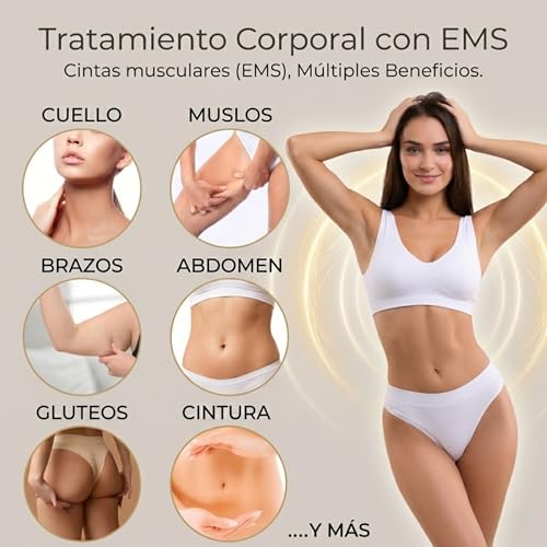 Radiofrequency Body – Anti-Cellullitic Reducing Massager – Professional Body Massager – Anti Sagging Machine with EMS Electrostimulation Technology and LED Lights