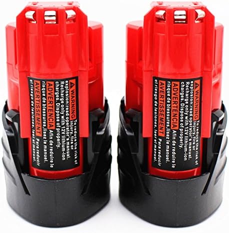 SANFUP 12V 3.0A for Milwaukee M12 Battery 48-11-2401 48-11-2402 48-11-2412 48-11-2440 Cordless Milwaukee Tools Lithium-ion Battery