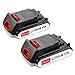 Energup [Upgraded] 2 Pack 20v 2500mAh Lithium-Ion Replacement Battery for Black&Decker LBXR20 LB20, LBX20 Cordless Tool Battery