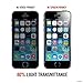 BATIGE Privacy Anit-spy Tempered Glass Screen Protector Shield Guard for iPhone 5 5S 5C