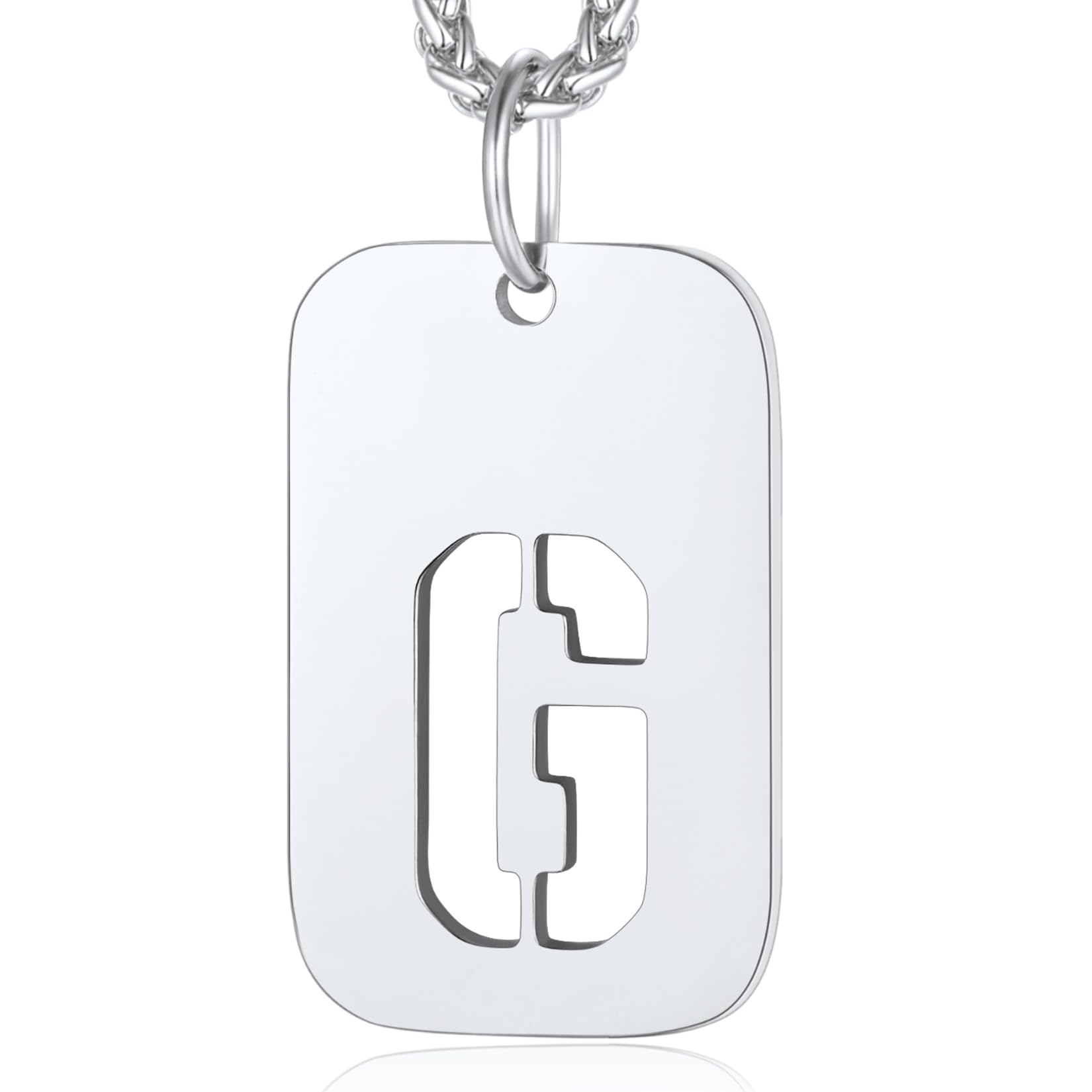 Stainless Steel Chains for Men Dog Tag Necklace Men's Jewellery Mens Necklace Gifts for Birthday Christmas