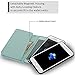 navor Magnetic Detachable Wallet Case [RFID Protection] [10 Card Pockets] [3 Money Pockets] Compatible for iPhone 7 Plus JOOT-3L Series - Mint (IP7P3LMN)