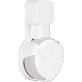 SPORTLINK Supporto A Muro Per Amazon Echo Dot 2a Generazione - Con Cavo USB Corto, Senza Viti, Bianco