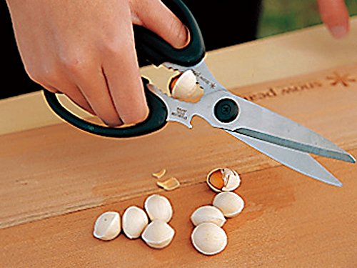 Snow Peak Kitchen Scissors Set, Black - Thumbnail 2