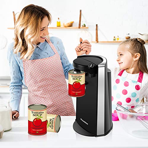 Electric Can Opener, Work For All Types of Cans, Design Easy To