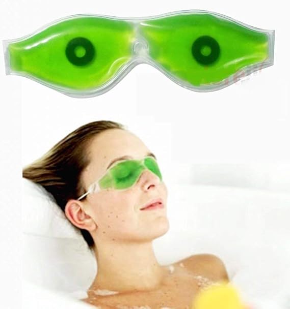TRENDY Ideals Aloe Vera Cool Eye Mask Summer Ice Cooling Sleeping Mask