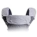 Bebamour Drool Teething Pad for Boy&Girl 3 Piece Set Fit Ergo, Babybjorn Most Baby Carrier,Gray