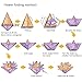 SUBANG 96 Sheets Origami Paper 15 x 15 cm with 6 Colors