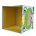 NEWSTYLE Foldable Kids' Toy Storage Bin Box - Cartoon Children Toys Chest and Closet Organizer - Simling Frog