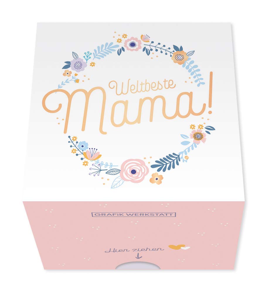 Graphic Workshop Message in a Box for Mum | Gift Idea | 30 Cards to Tear | World Best Mum