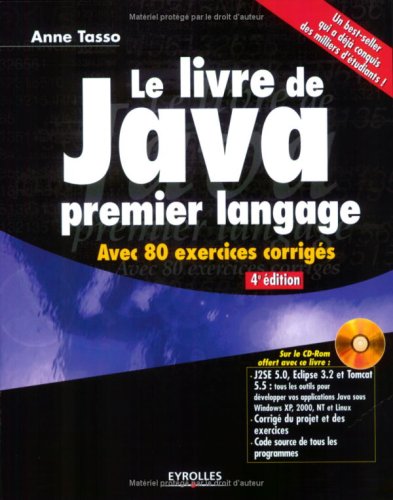 Le livre de Java premier langage (1Cédérom) by (Paperback)