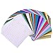 Prime Vinyl Permanent Self Adhesive Vinyl Sheets, 12” x 12” 60 Assorted Colors Pack with 10 Transfer Tape,Adhesive Backed Vinyl Paper for Weeding Machine, Craft Cutter Machine, Printers, Letters