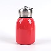 LLZYARWY 10 oz Mini Vacuum Insulated Tumbler Small Stainless Steel Bottle Water Flask Thermal Cups for Hot and Cold Drinks Travel Coffee Mug(Red)