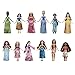 Disney Princess Royal Collection, 12 Fashion Dolls -- Ariel, Aurora, Belle, Cinderella, Jasmine, Merida, Moana, Mulan, Pocahontas, Rapunzel, Snow White, Tiana (Amazon Exclusive) primary
