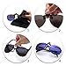 Costyle Royal Blue Mirror Retro Polarized Clip-on Flip-up Aviator Sunglasses for Men Driving Fishing Outdoor Sport Suitable for Women