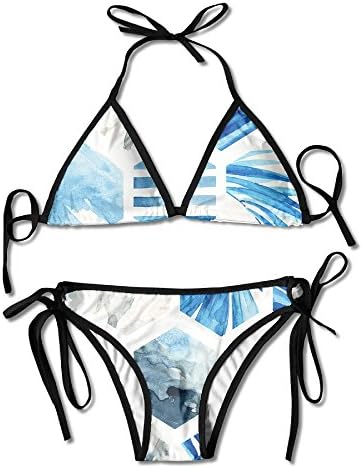Geometric Seamless Palm Girls Sexy Adjustable Push-up Padded Bikini Sets Sport Bikini Swimwear\r\n Thong Great For Surfing One Size Fits Most