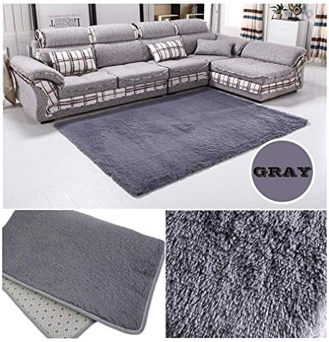 Kytree Fiber House Living Room Bedroom Carpet Anti-Skid Shaggy Area Rug Floor Mat