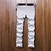 Men's White Ripped Elastic Skinny Straight Cut Slim Fit Jeans with Zipper  White  W36