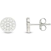 Sterling Silver Stud Earrings for Women Dainty Feather, Starburst, Lightning Bolt, Nail, Curved Bar, Disc, Pineapple with push-back Earrings, Gift For Her