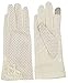 Lovful Women's Outdoor Uv Protection Cotton Anti-skid Driving Gloves,Beige