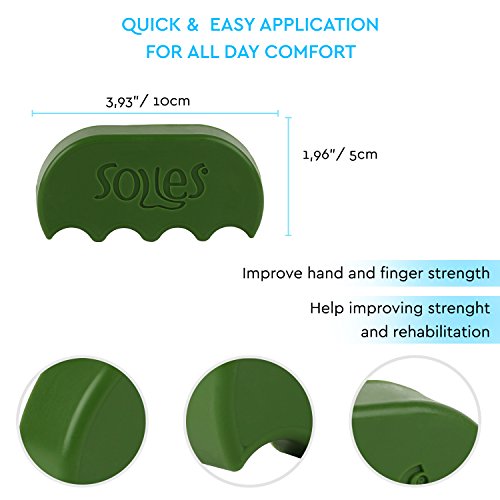 Soles Hand and Finger Strength and Rehabilitation Toy Green (Soft) (SLS521G)