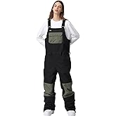 Women and Mens Snow Bibs Adjustable Overalls Pants Wear-resistant Bib Hiking Climbing Insulated Ski Pants