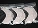 Vapon TOPSTICK Plus Custom Cut Front B Curve Tape,Clear,Double-Sided 75 Strips.