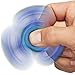 The Anti-Anxiety 360 Spinner Helps Focusing Fidget Toy [3D Figit] Tri-Spinner EDC Focus Toy for Kids & Adults - Best Stress Reducer Relieves ADHD Anxiety Boredom Metal Bearing (Blue)