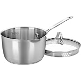 Cuisinart 7193-20P Chef's Classic Stainless 3-Quart Cook and Pour Saucepan with Cover