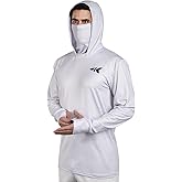 KastKing Men's Hoodie Shirt UPF 50 Long Sleeve Fishing Shirt UV Protection Shirt