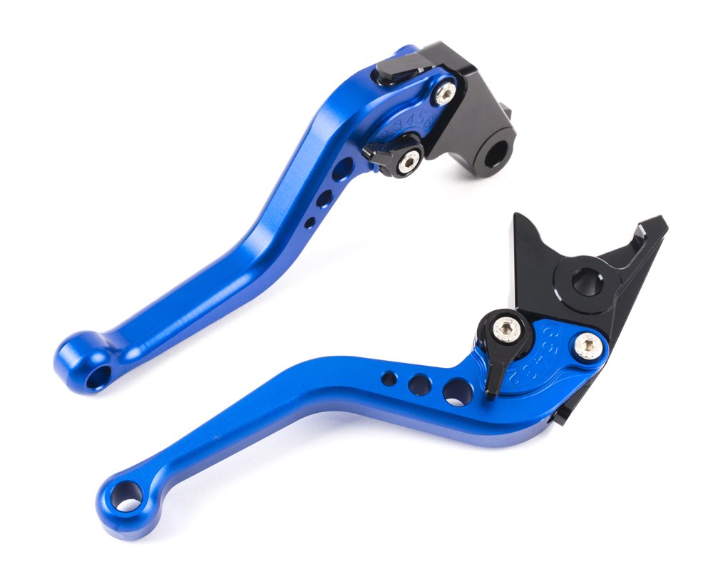 YJS Motorcycle Short Brake Clutch Levers Adjustable Aluminum CNC for Honda CBR 600 F2,F3,F4,F4i CBR900RR CB599/CB600 Hornet CB919 VTX1300 NC700 S/X One Pair (F18/H626) SPL028