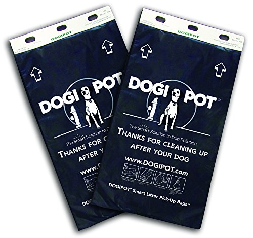 DOGIPOT 2,000 Smart Litter Pick Up Bags, 20 Header Pack Case