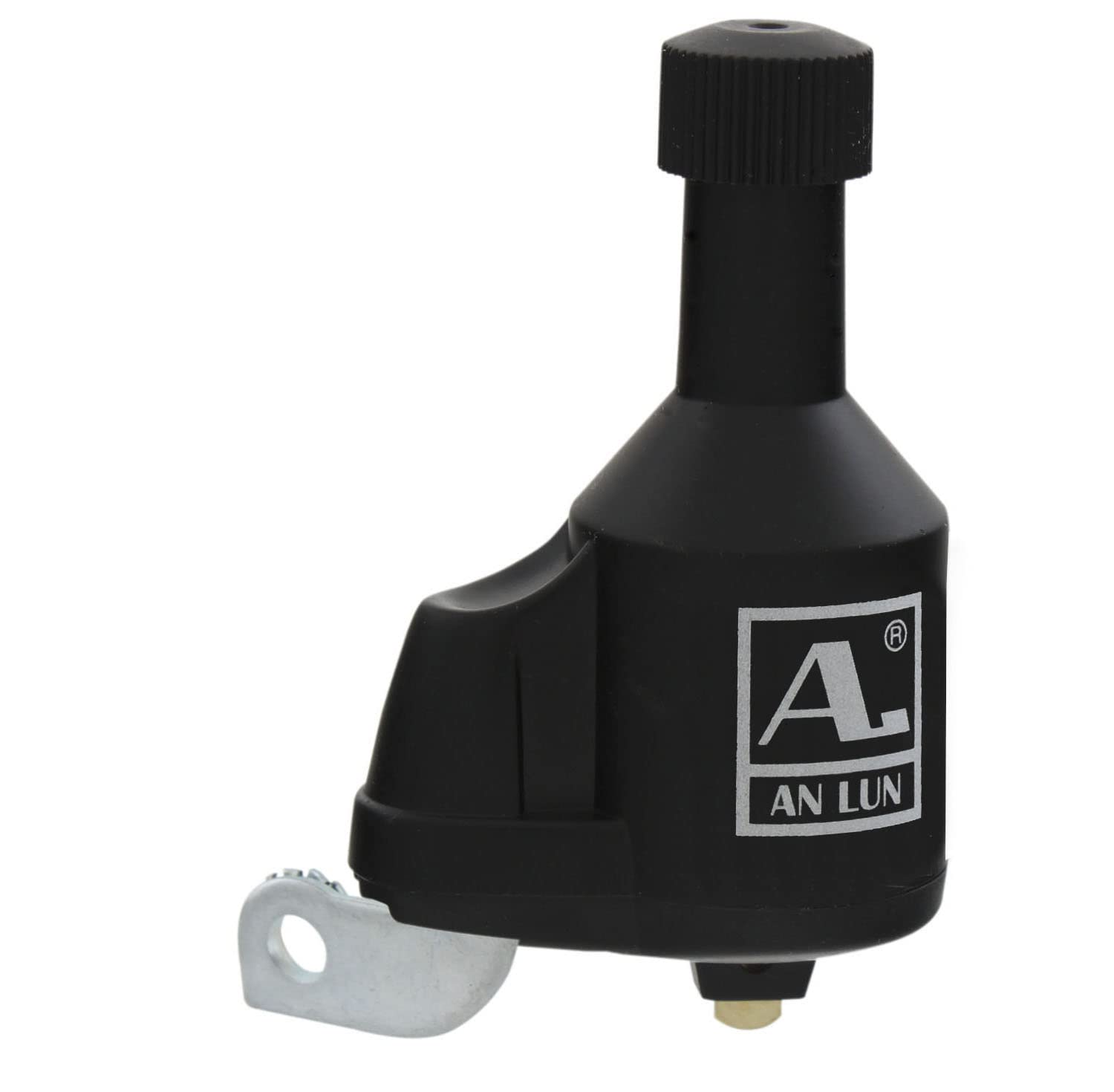 cyclingcolors Bicycle dynamo right smooth-running 6 V 3 W black plastic housing with rubber wheels, bicycle dynamo