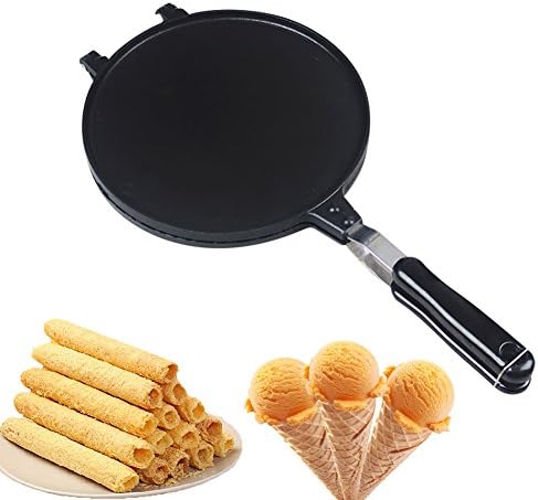 Famtasme Crispy Egg Roll Pan Nonstick Pan Household Gas Egg Roll Mold Cake Pan Cooking Tools