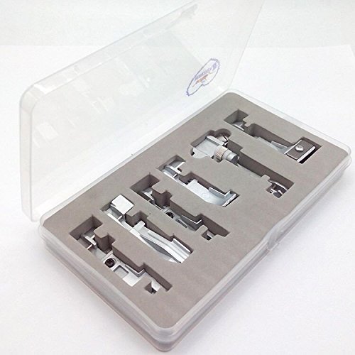 HONEYSEW Overlock Serger 6 Presser Feet Set For Singer 14CG754 14SH654