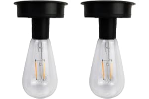 2pcs Solar Light Replacement Tops for G40 Bulbs Outdoor Lanterns Replacement Solar Light for Lantern Bulbs